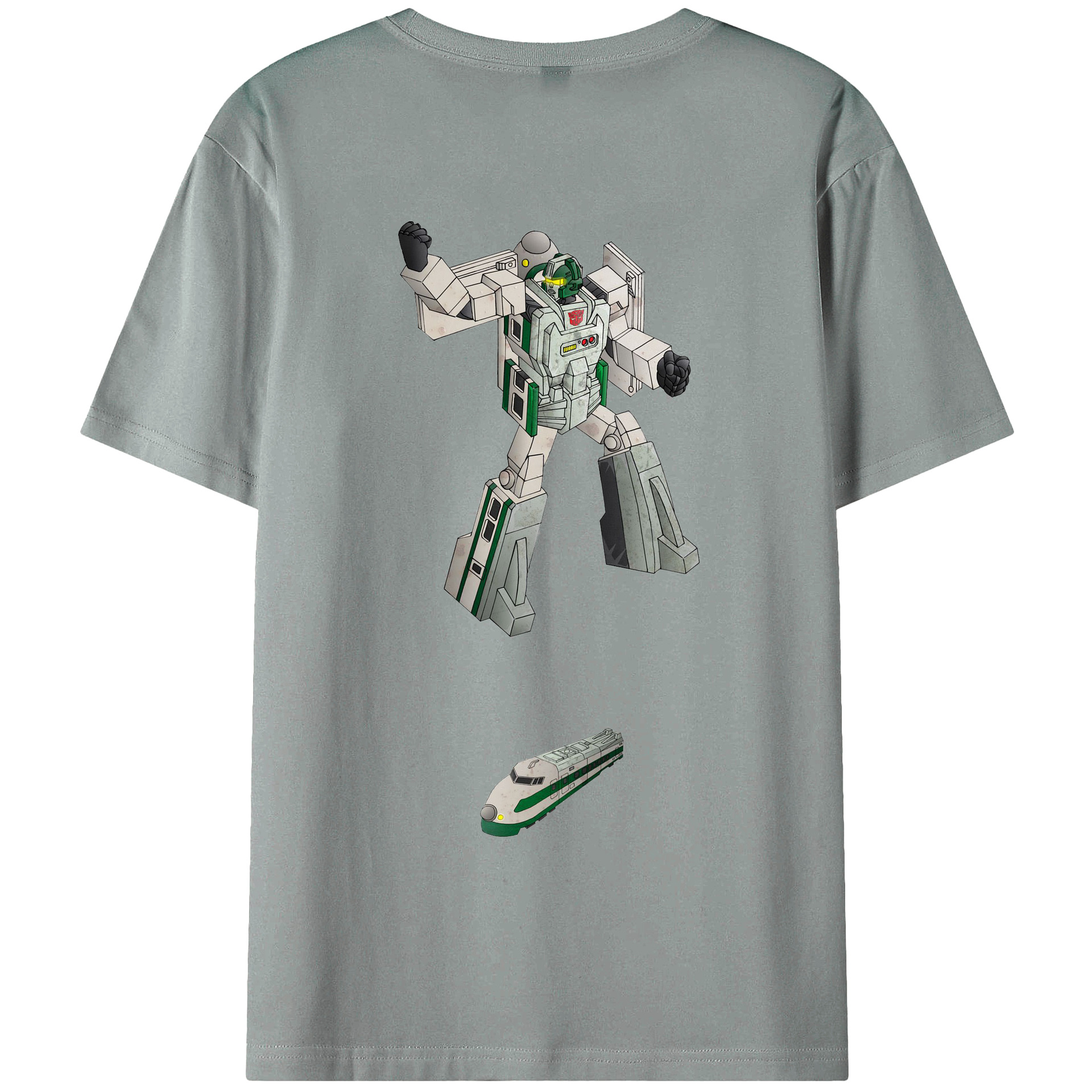 （画像用）  綿100％ メンズ半袖Tシャツ（バックプリント） 通気性